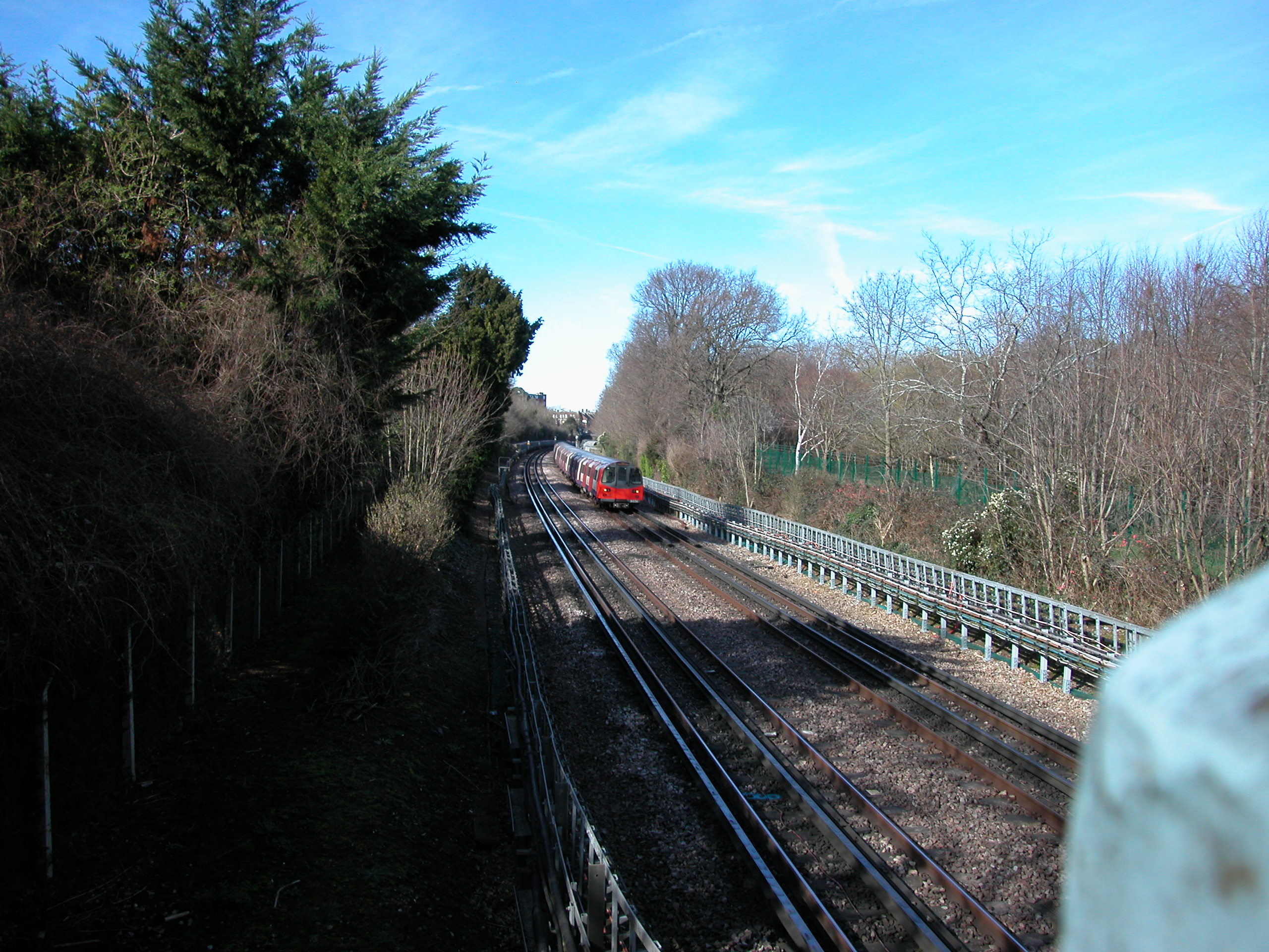 photograph of a London Underground Train