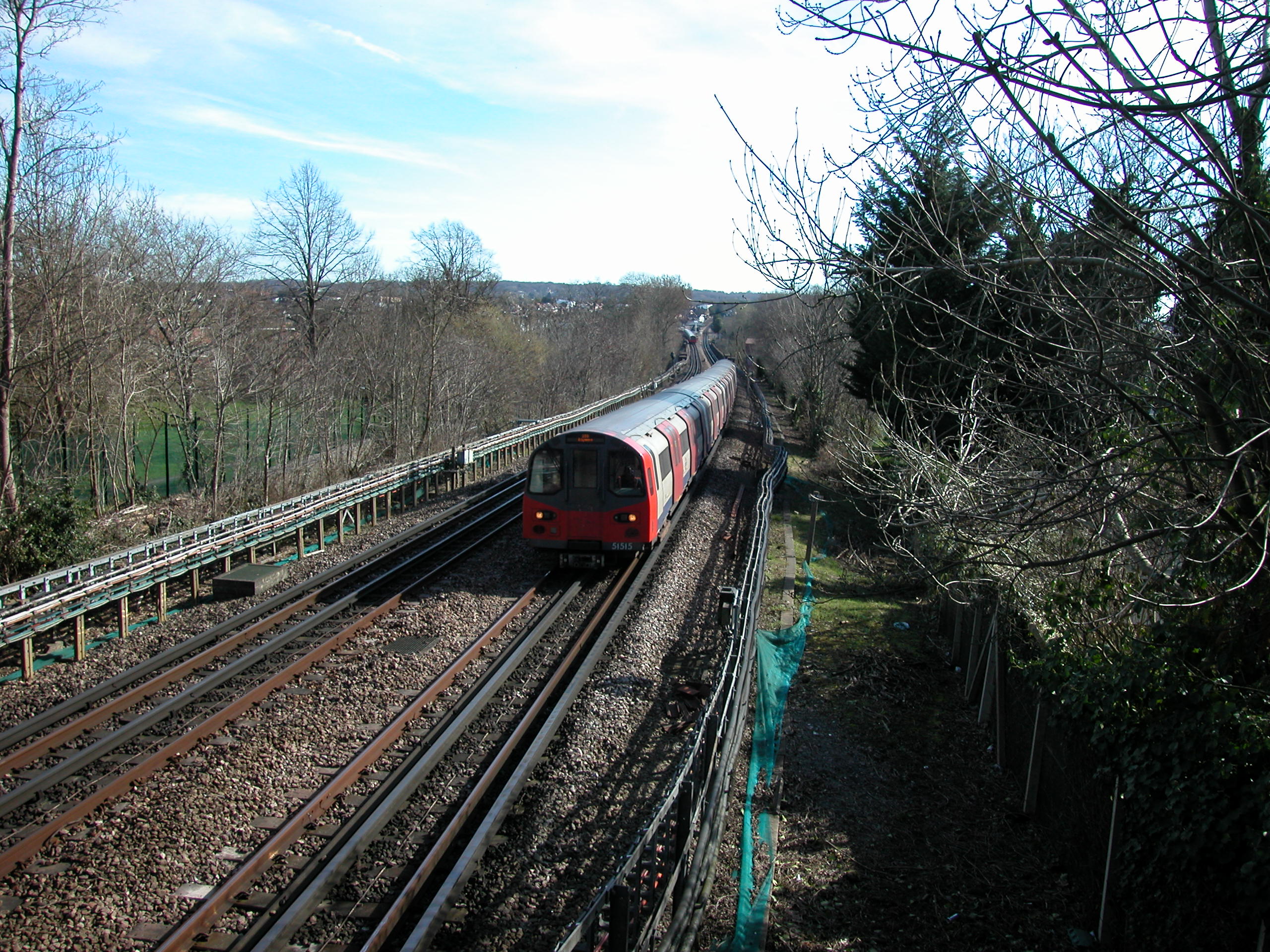 photograph of a London Underground Train
